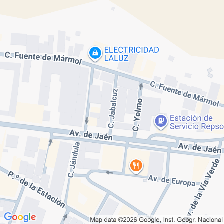 Código postal de Calle Jabalcuz en Torredonjimeno