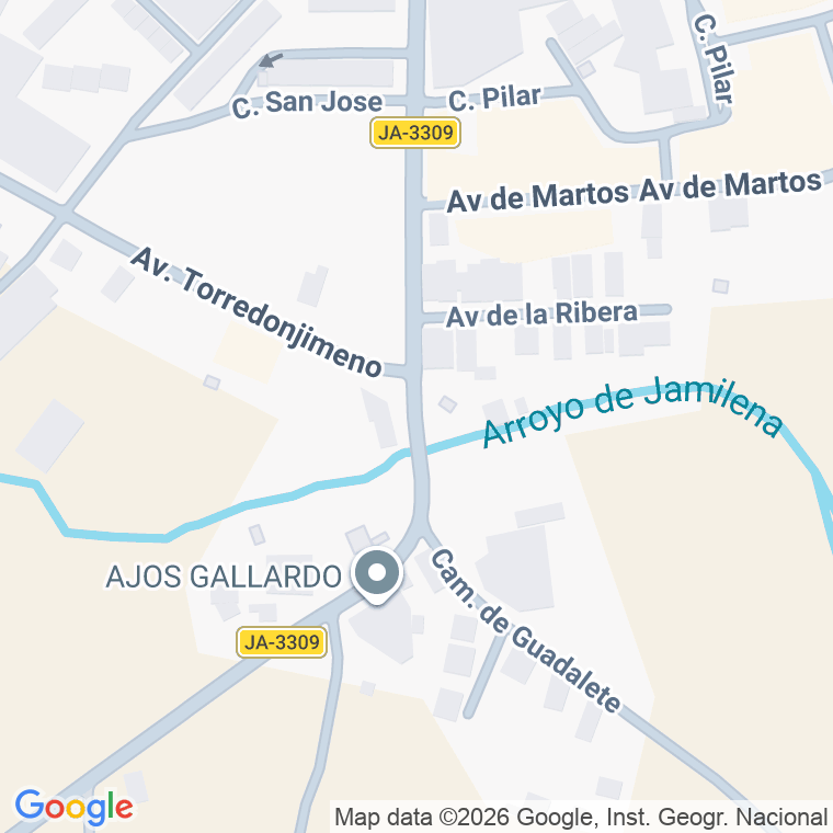Código postal de Calle Maria Auxiliadora en Jamilena