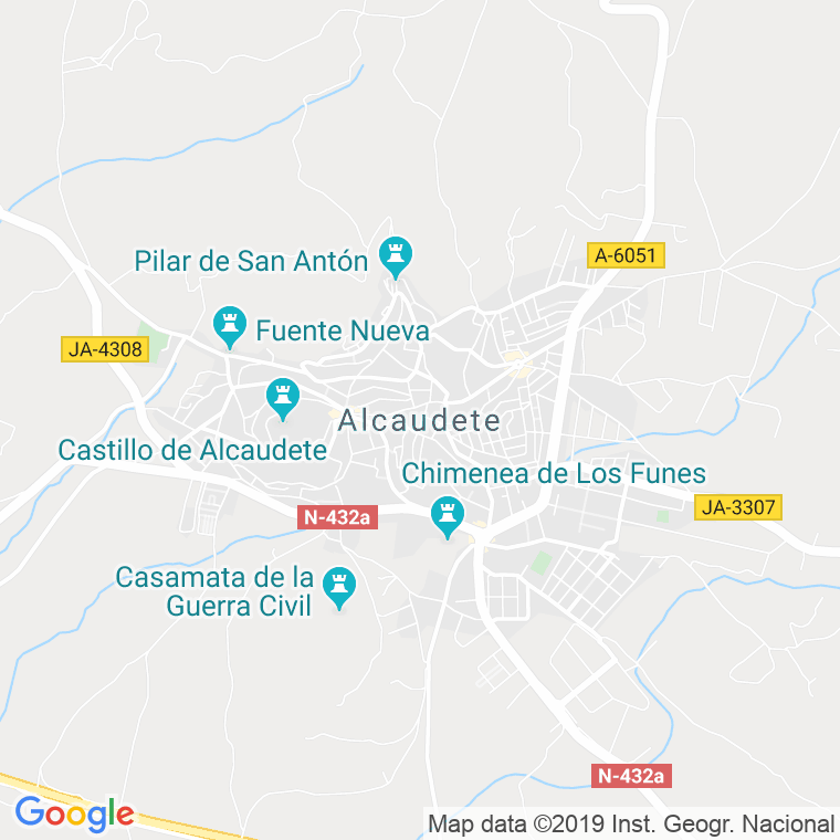 Código Postal de Alcaudete en Jaén