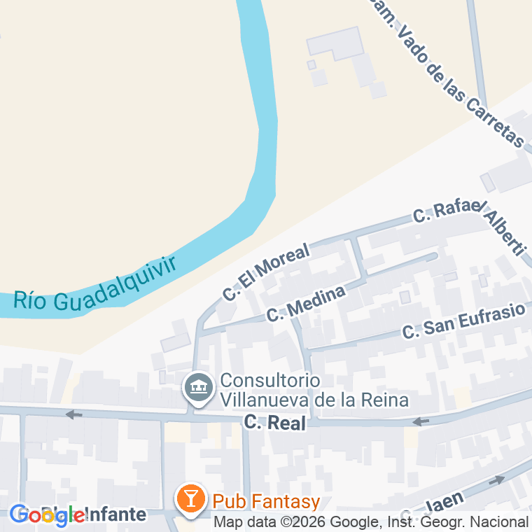 Código postal de Calle Moreal (el) en Villanueva de la Reina