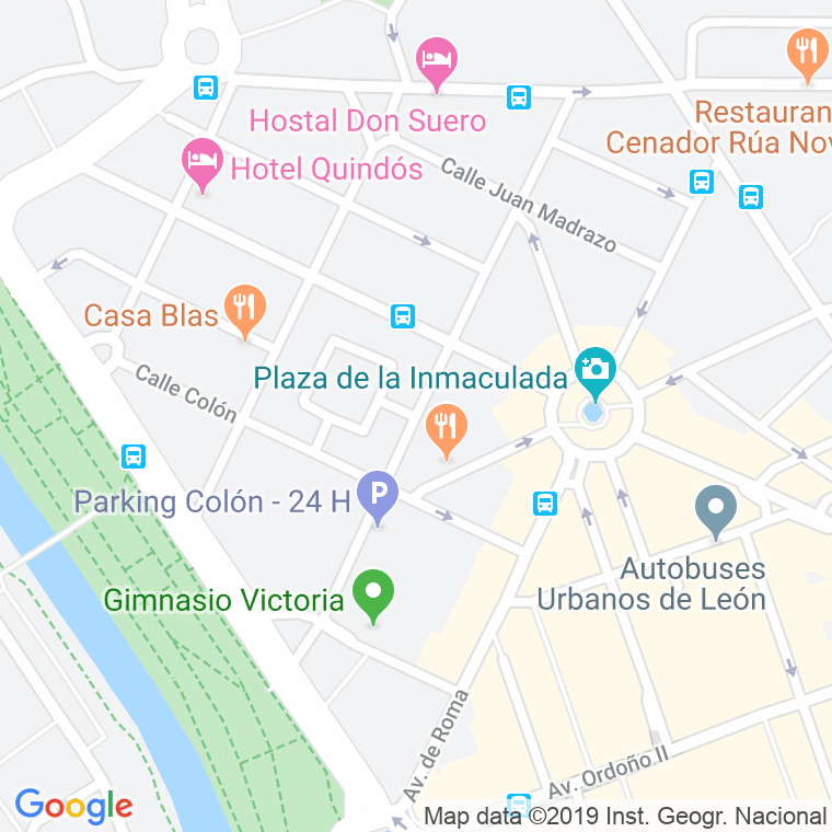 Código Postal calle Roa De La Vega   (Impares Del 19 Al Final)  (Pares Del 16 Al Final) en León