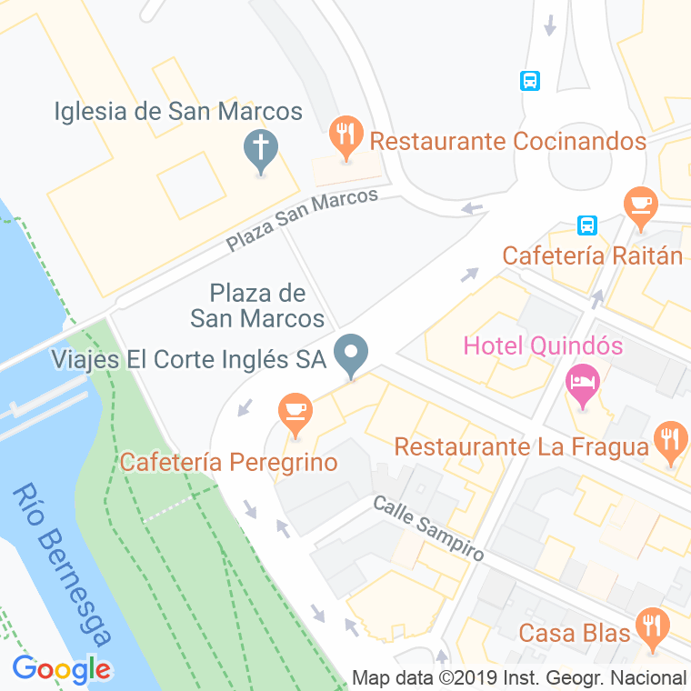 Código Postal calle San Marcos, plaza (Impares Del 1 Al 7)  (Pares Del 2 Al 4) en León