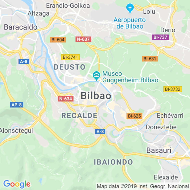 Código Postal calle Bilbao en León