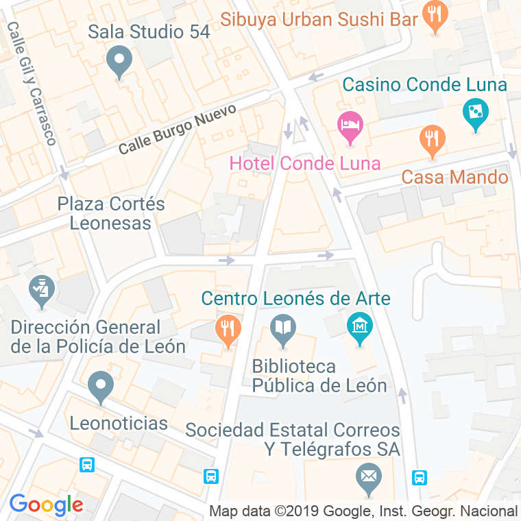 Código Postal calle Arquitecto Torbado en León