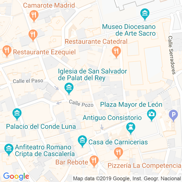 Código Postal calle Cardiles en León