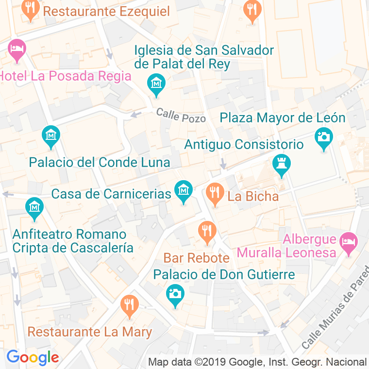 Código Postal calle Carnicerias en León