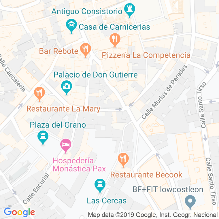 Código Postal calle Castañones, Los en León