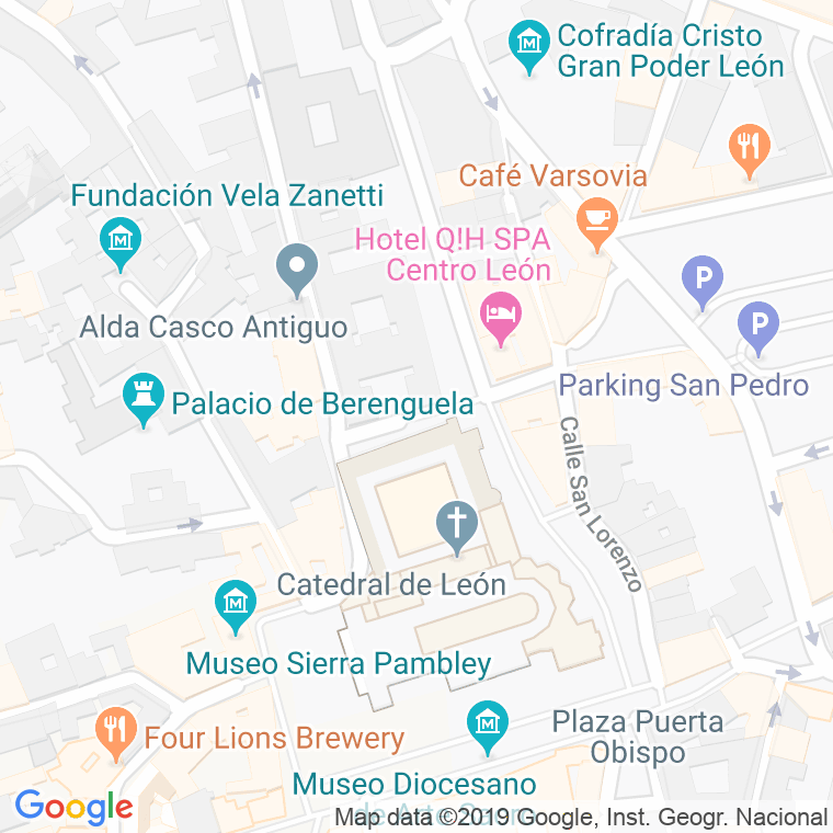 Código Postal calle Cien Doncellas en León