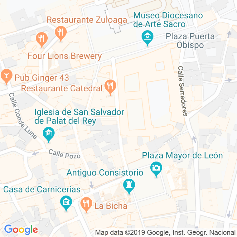 Código Postal calle Mariano Dominguez Berrueta en León