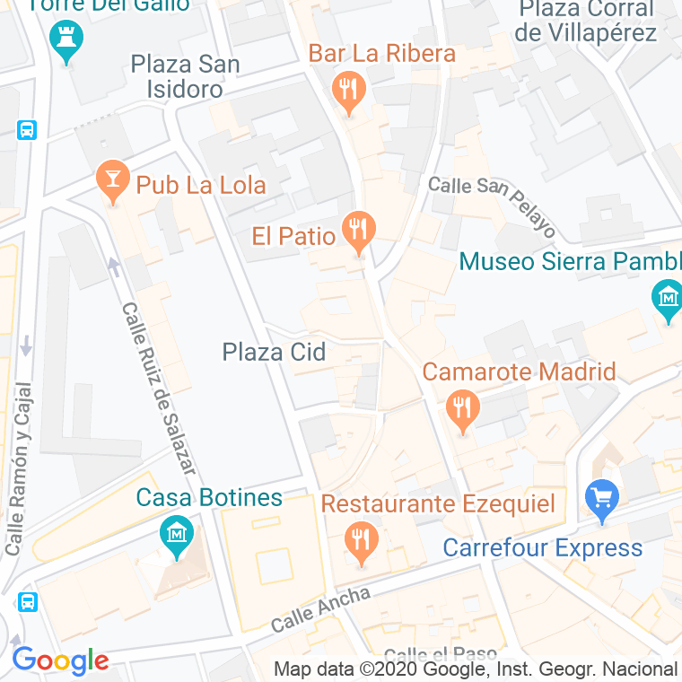 Código Postal calle Recoletas en León