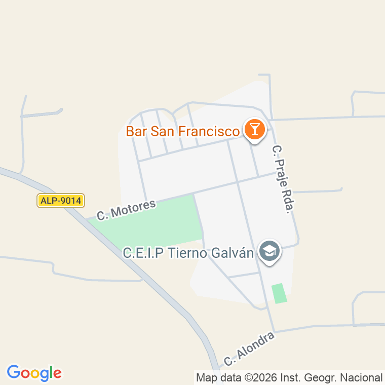 Código postal de San Francisco   (impares del 1 al Final)  (pares del 2 al Final) en León