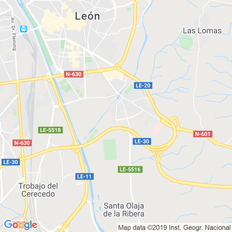 Código Postal calle Cordones, Los en León