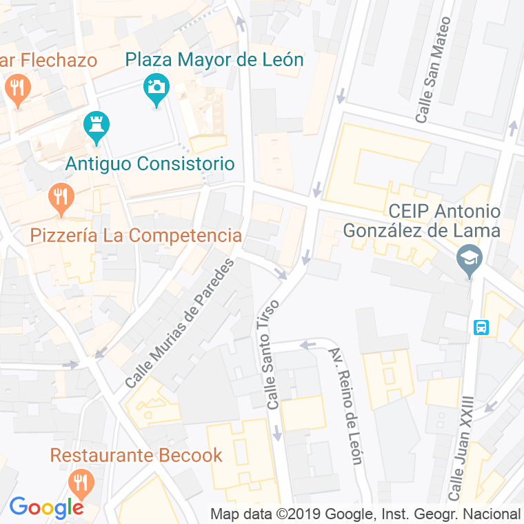 Código Postal calle Baltasar Gutierrez en León