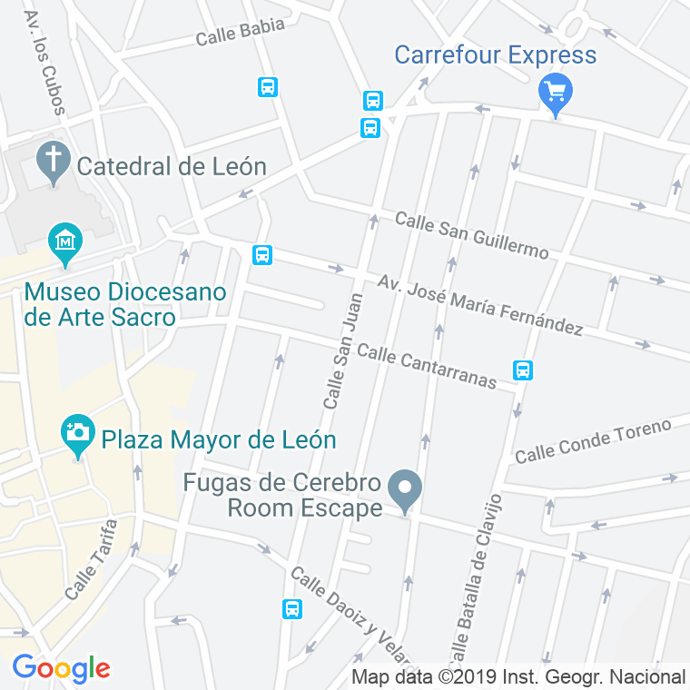Código Postal calle Cantarranas en León