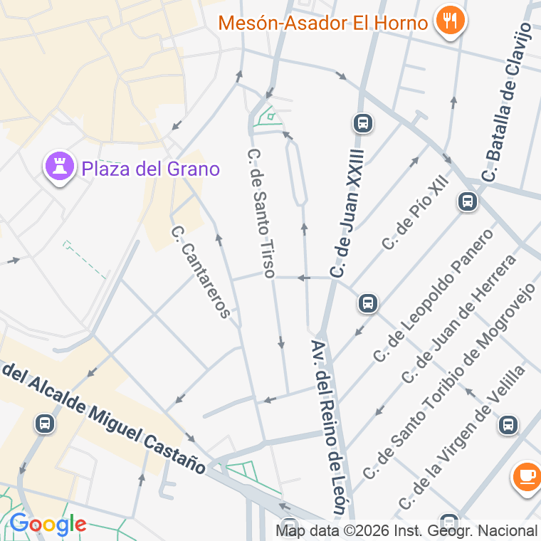 Código postal de Santo Tirso en León