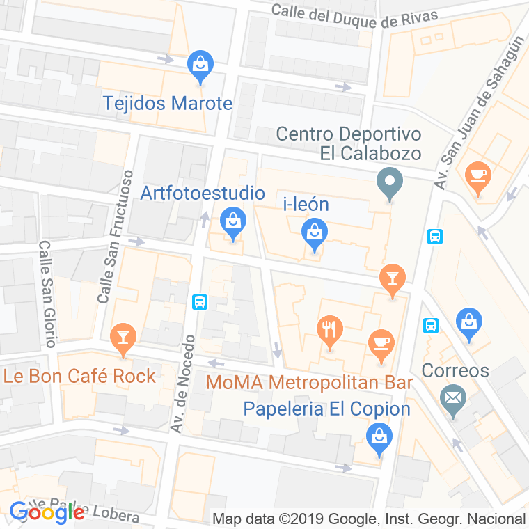 Código Postal calle Jaime Balmes en León