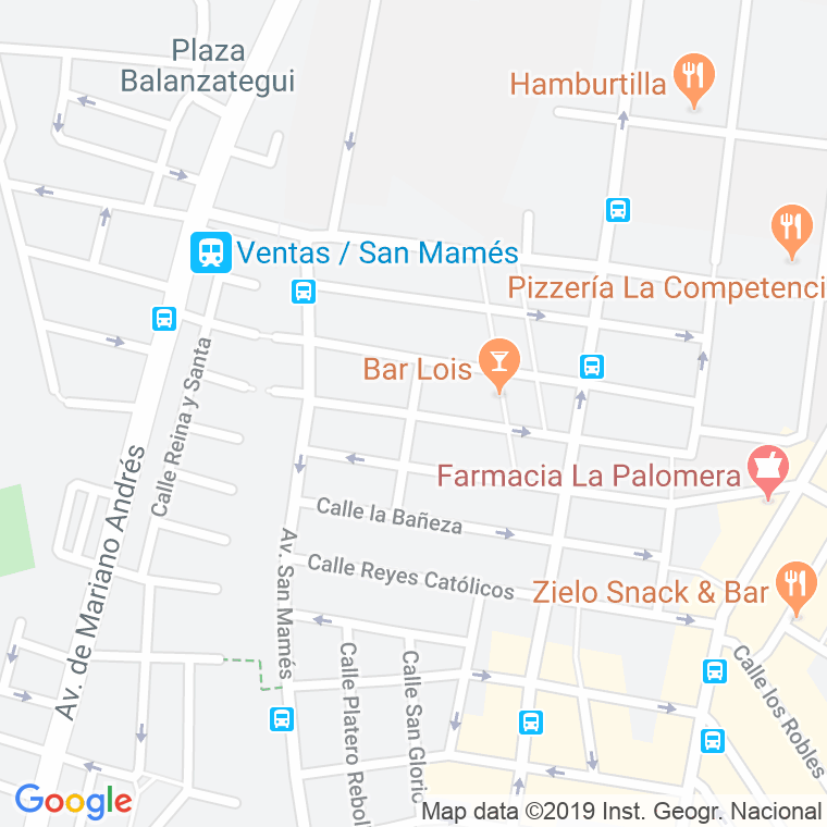 Código Postal calle Menendez Pelayo en León