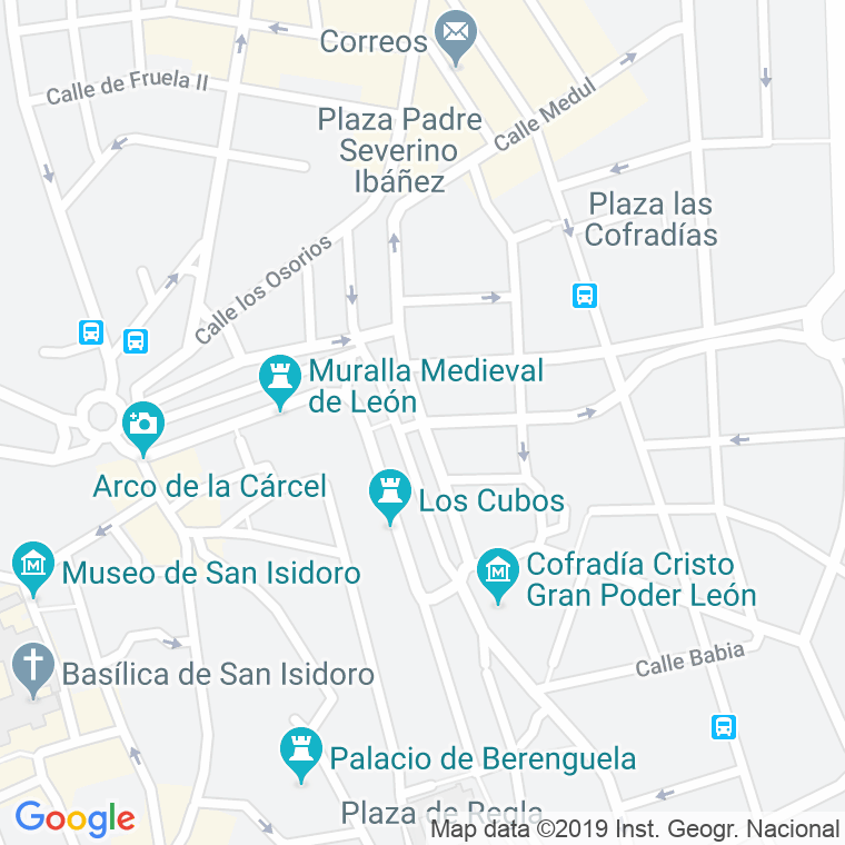 Código Postal calle Palomera en León