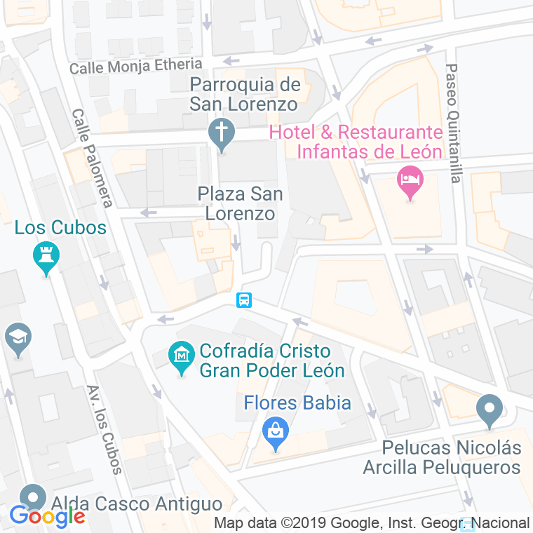 Código Postal calle San Lorenzo, plaza en León