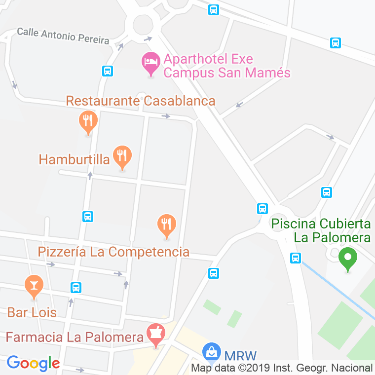 Código Postal calle Santa Maria Josefa en León