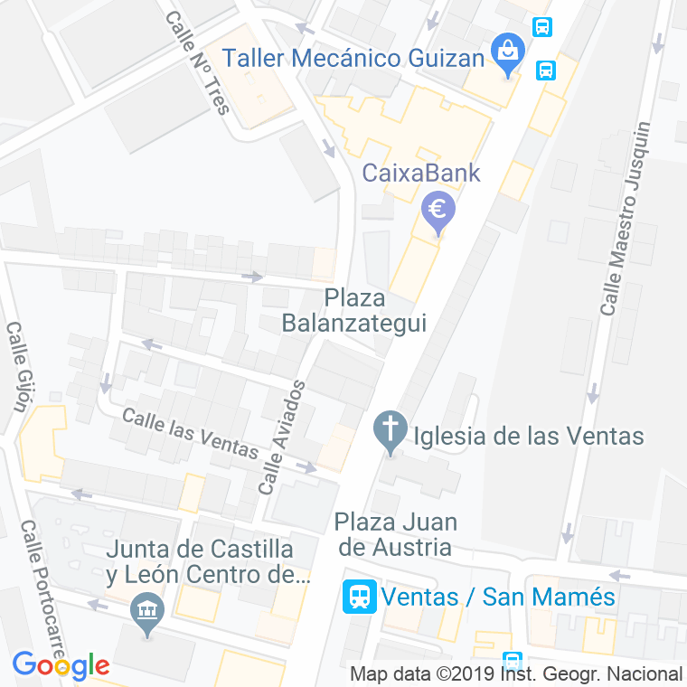Código Postal calle Balanzategui, plaza en León