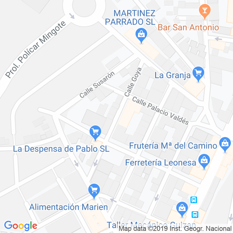 Código Postal calle Goya en León