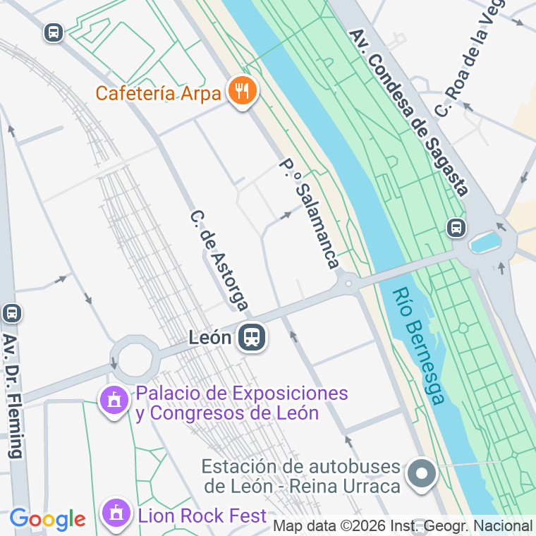 Código postal de Ana Mogas en León