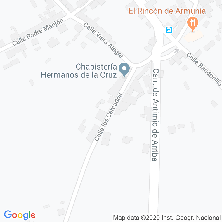 Código Postal calle Cercados en León