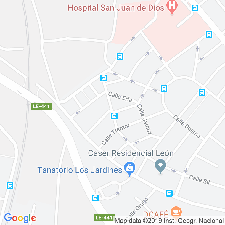 Código Postal calle Boeza en León
