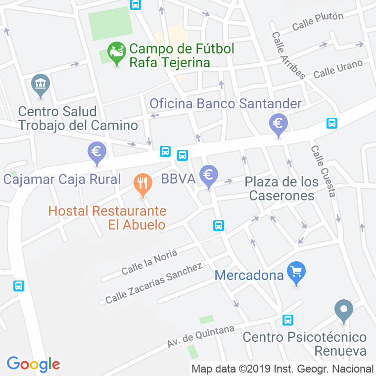 Código Postal calle Colon (Trobajo) en León