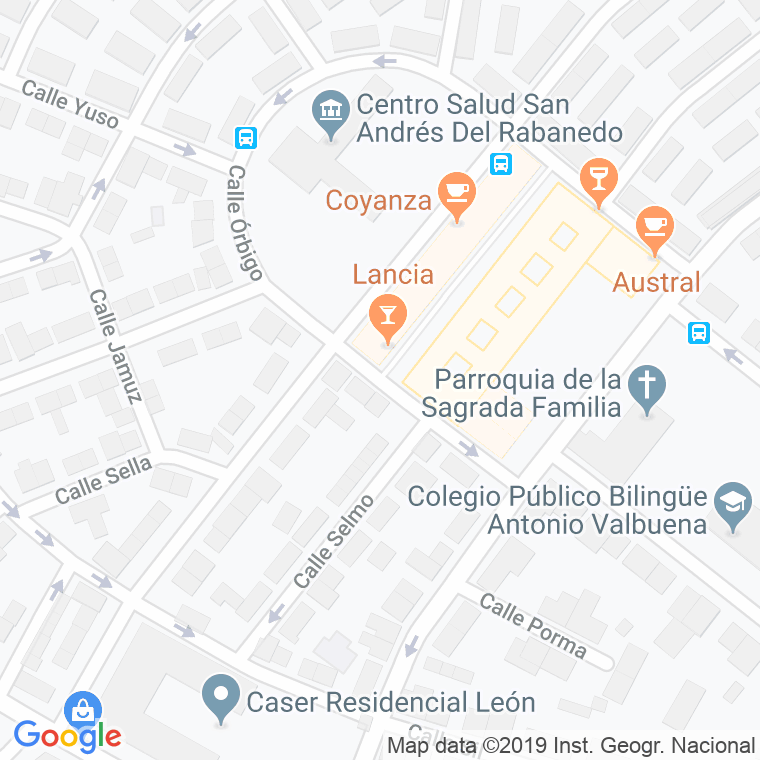Código Postal calle Duerna en León