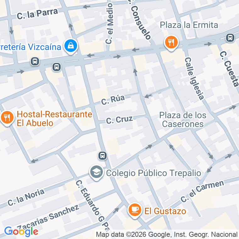 Código postal de Calle Cruz (la) en Trobajo del Camino
