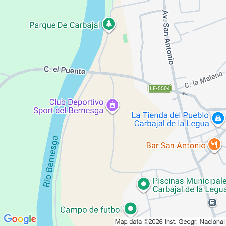 Código postal de Calle Era de la Fragua en Carbajal de la Legua