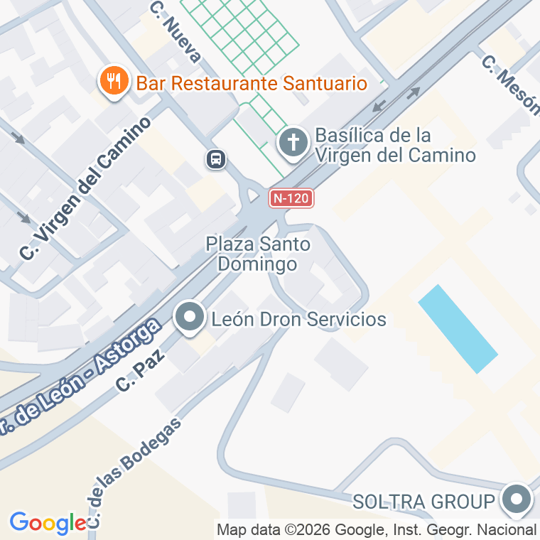 Código postal de Plaza Santo Domingo en Virgen del Camino (la)