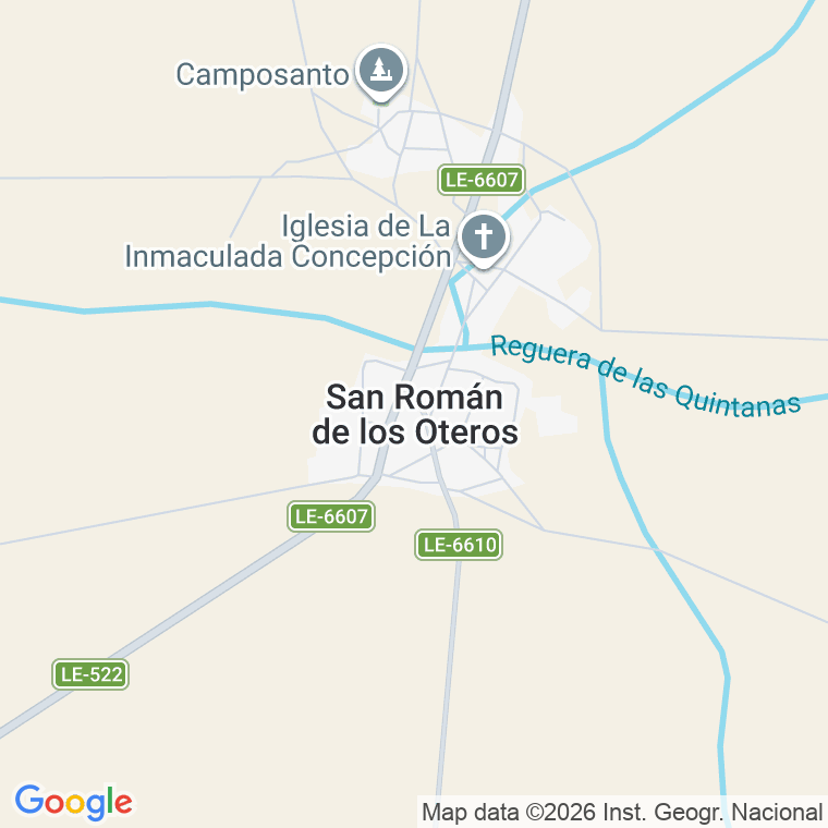 Código postal de Plaza Iglesia en San Roman de los Oteros
