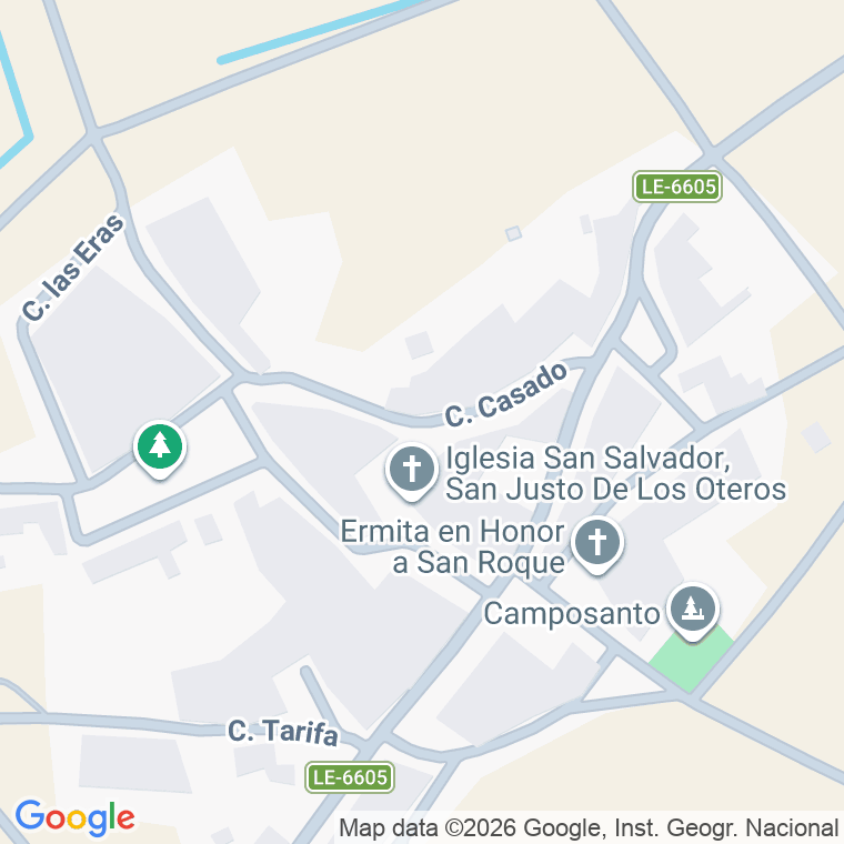 Código postal de Calle Casado en San Justo de los Oteros