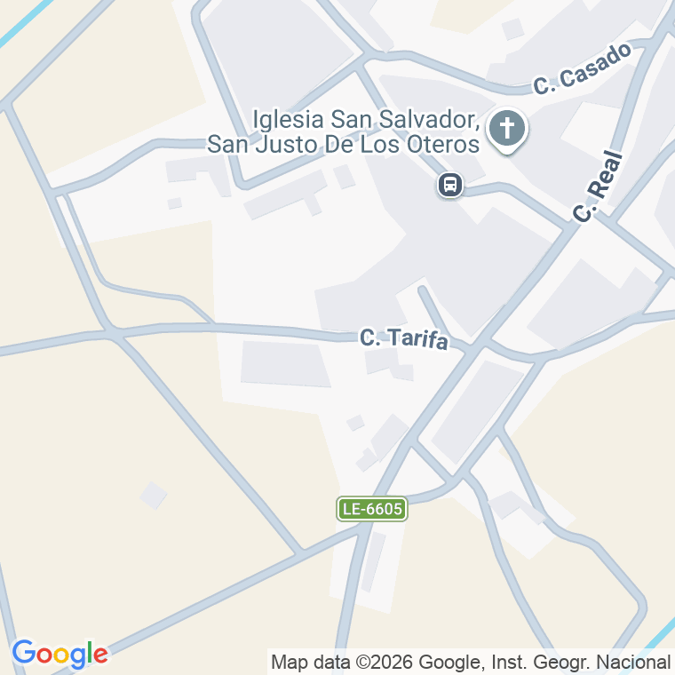 Código postal de Calle Tarifa en San Justo de los Oteros