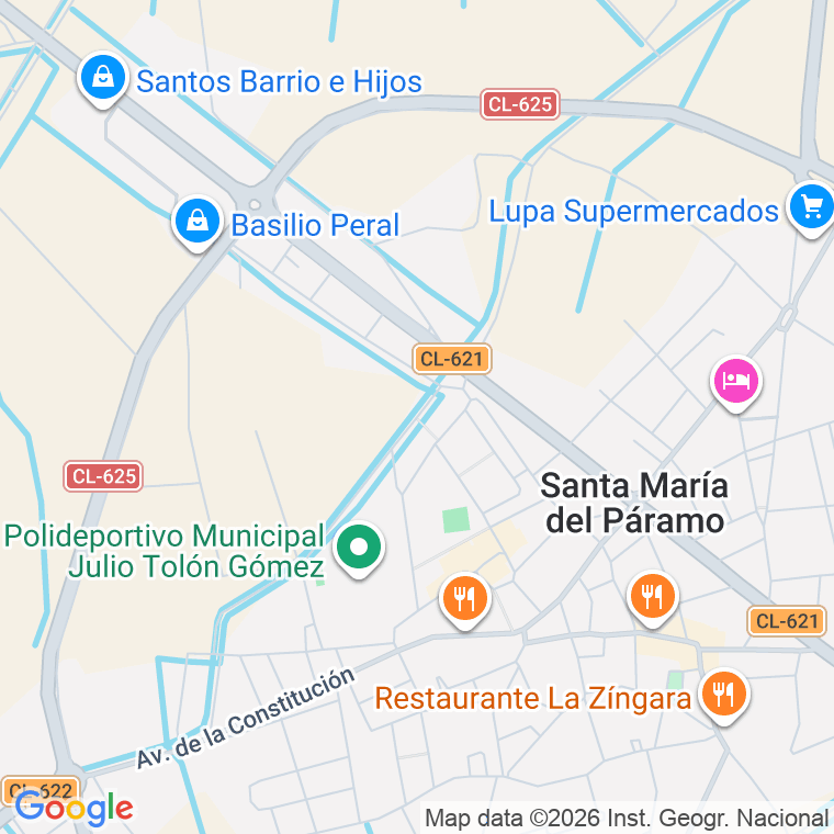 Código postal de Calle Busto (el) en Santa Maria del Paramo