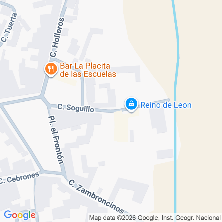 Código postal de Calle Soguillo en San Pedro de las Dueñas