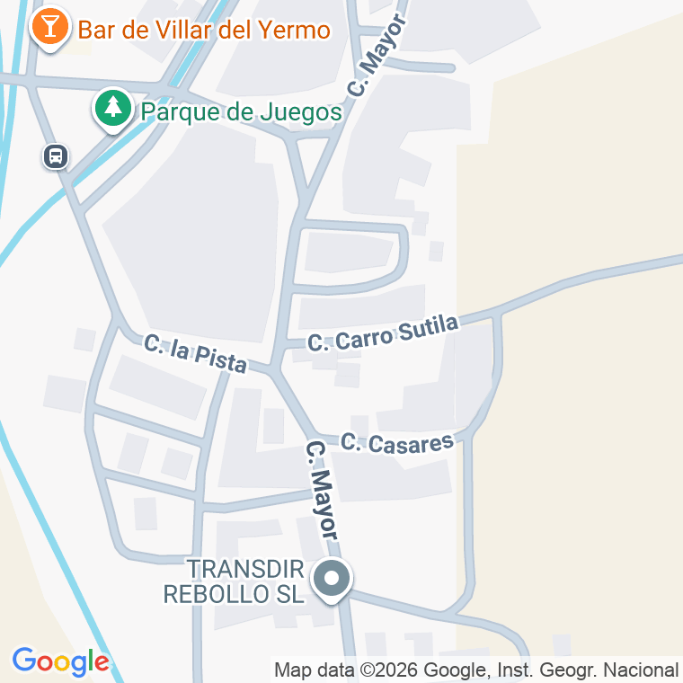 Código postal de Calle Carro Sutila en Villar del Yermo