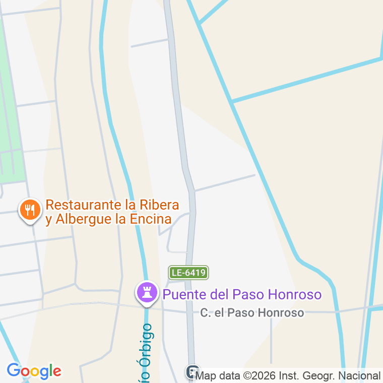 Código postal de Trva Constitucion en Puente de Orbigo