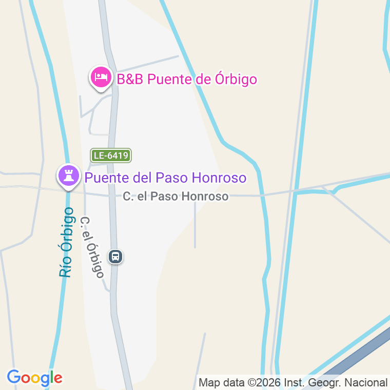 Código postal de Trva Paso Honroso en Puente de Orbigo