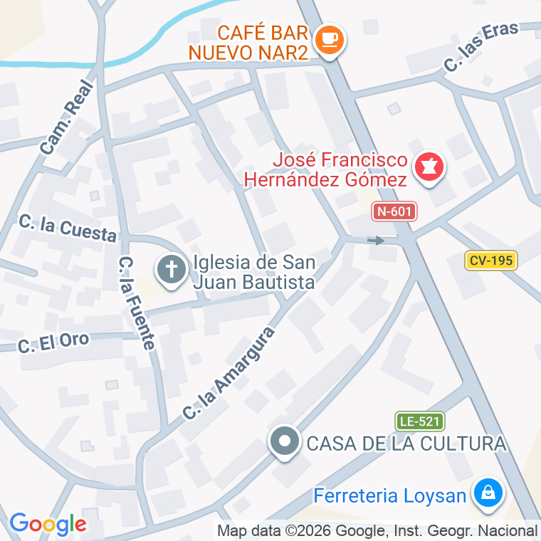 Código postal de Calle Amargura (la) en Matallana de Valmadrigal