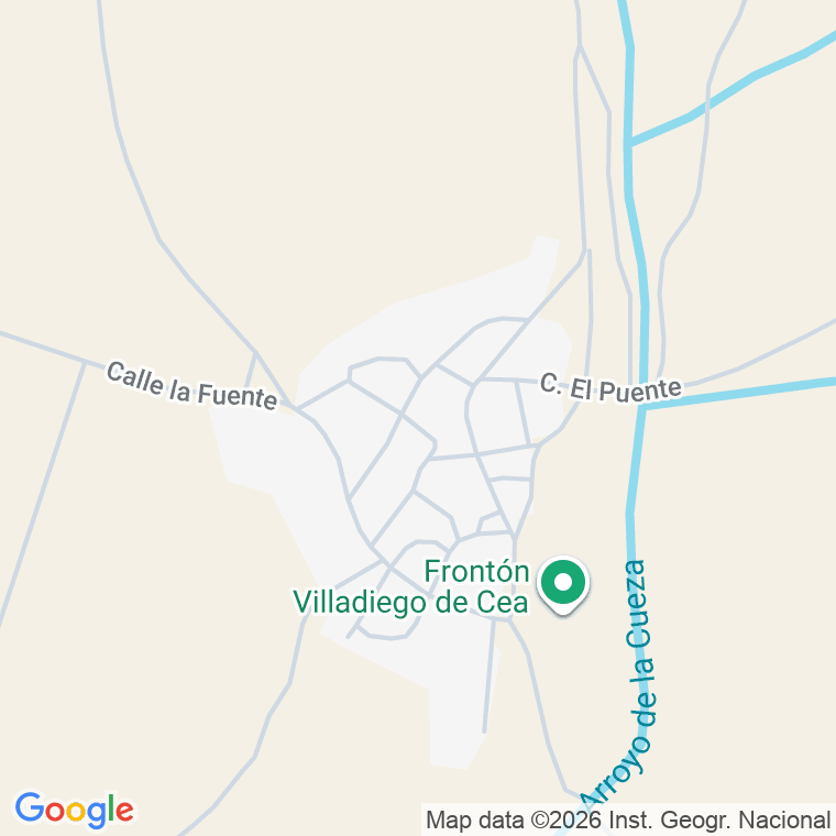 Código postal de Calle Casaron en Villadiego de Cea
