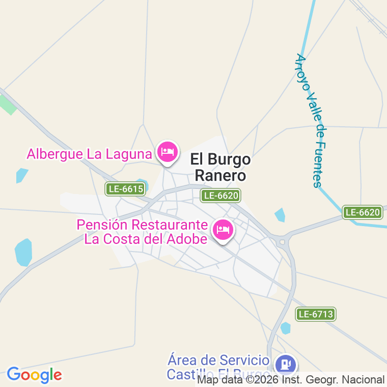 Código postal de Calle Sor Irene Garcia de Prado en Burgo Ranero (el)