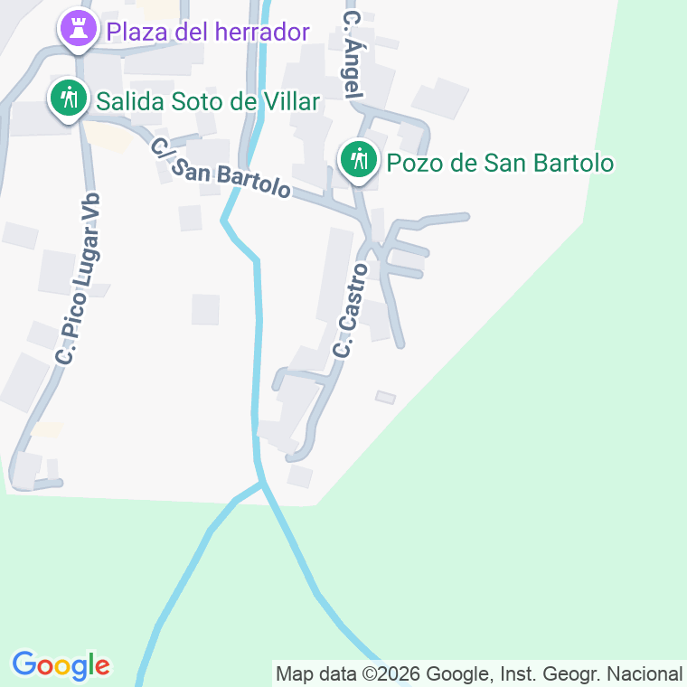 Código postal de Calle Castro (el) en Villar de los Barrios