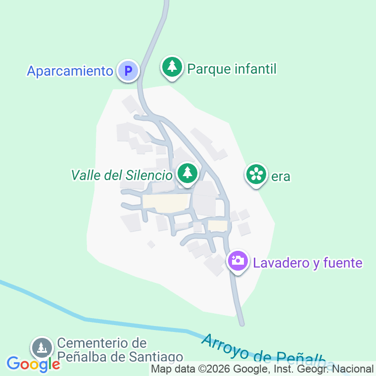 Código postal de Calle Bajada del Silencio en Peñalba de Santiago