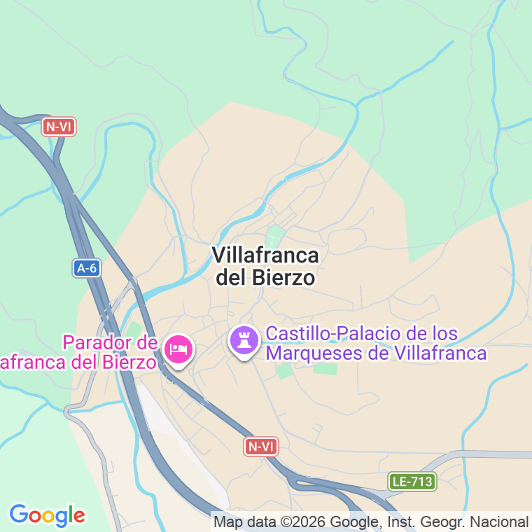 Código postal de Plaza Xirula (la) en Villafranca del Bierzo