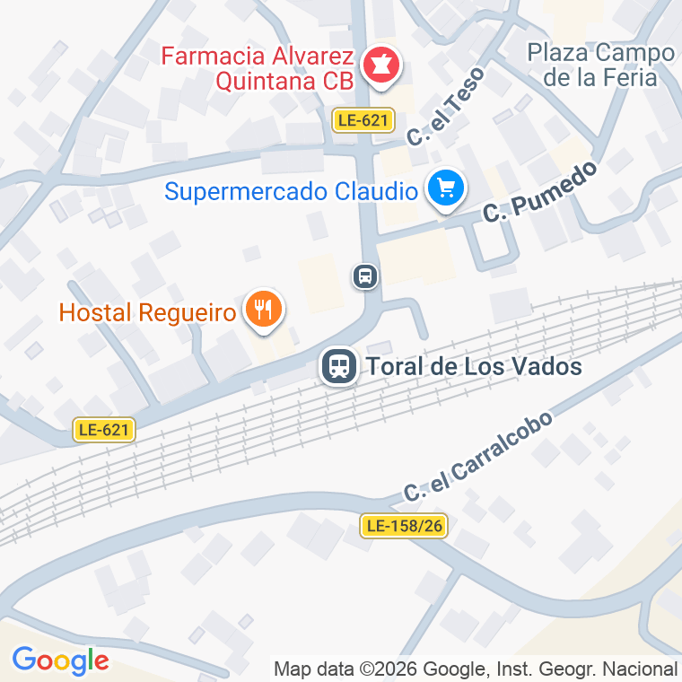 Código postal de Plaza Estacion en Toral de los Vados