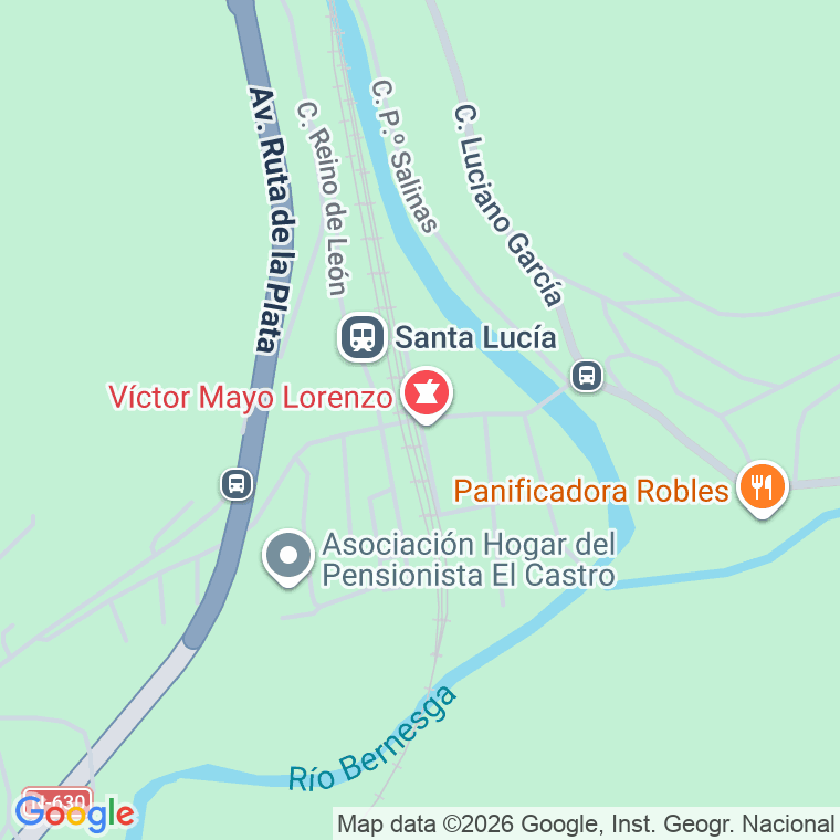 Código postal de Calle Victor Fernandez en Santa Lucia
